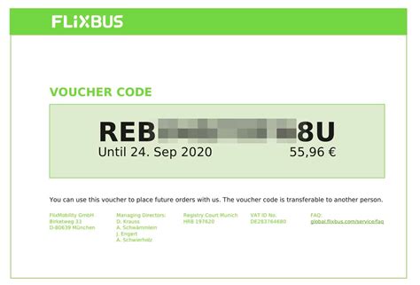 flixbus vouchers student